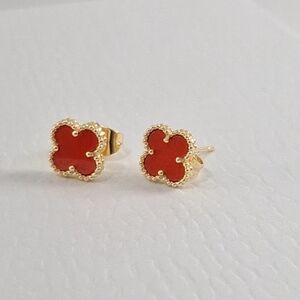 Red Clover Earrings